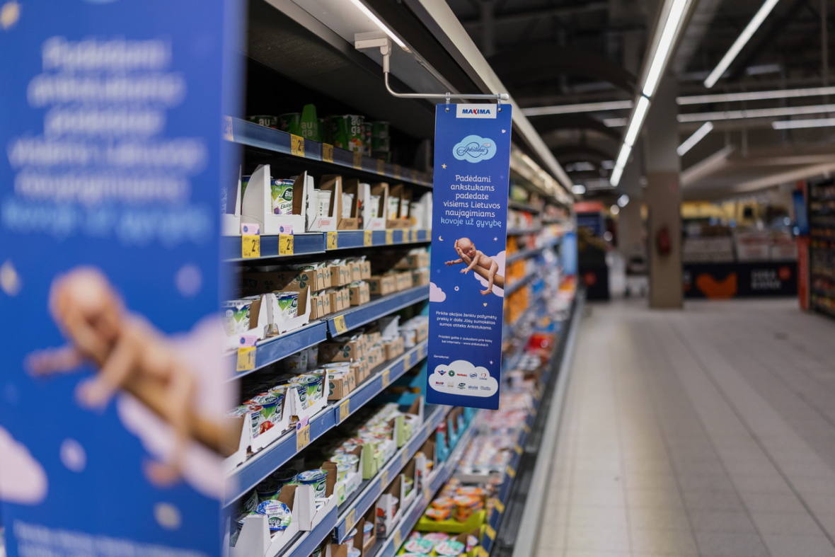 Prasidėjo 12-oji &bdquo;Ankstukų&ldquo; palaikymo akcija &bdquo;Maxima&ldquo; parduotuvėse