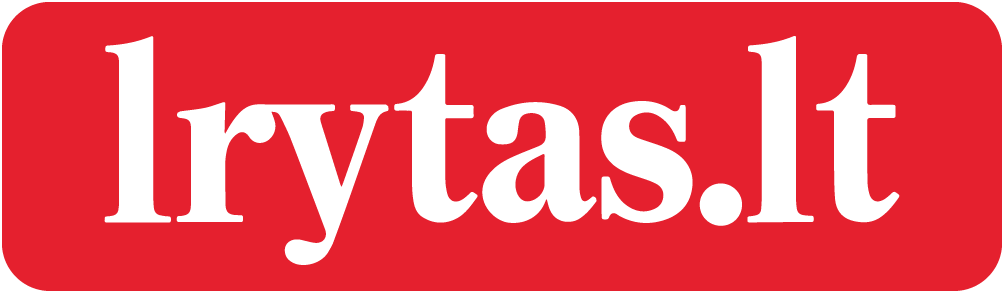 Lrytas lt logo online red back